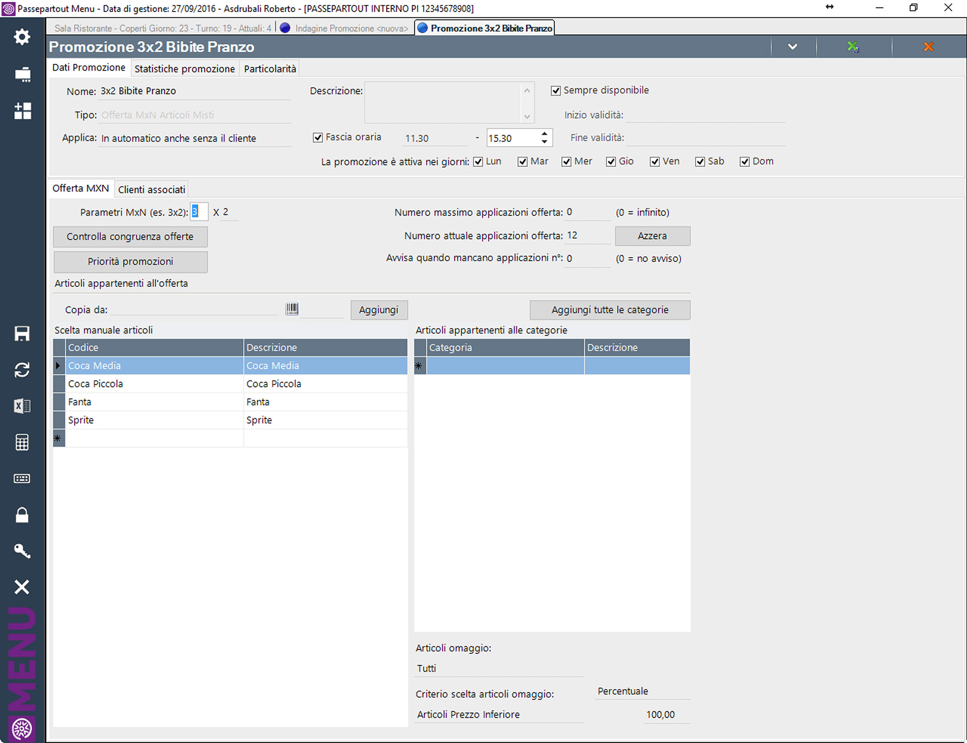 Passepartout Menu - Software gestionale ristoranti e locali